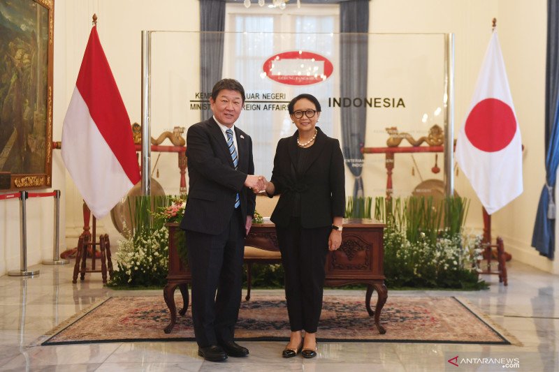 Menlu Indonesia-Jepang sepakati upaya atasi aksi kekerasan di Myanmar
