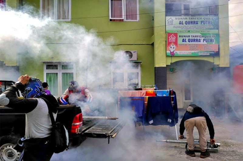 Barut gencar lakukan fogging antisipasi penyakit DBD