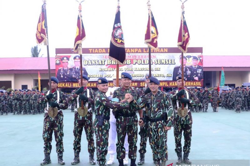 Brimob Polda Sumsel diminta waspada kejahatan terorganisir