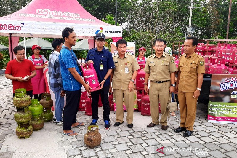 Pengusaha kuliner di Taman Sangomang diminta berhenti menggunakan gas elpiji bersubsidi
