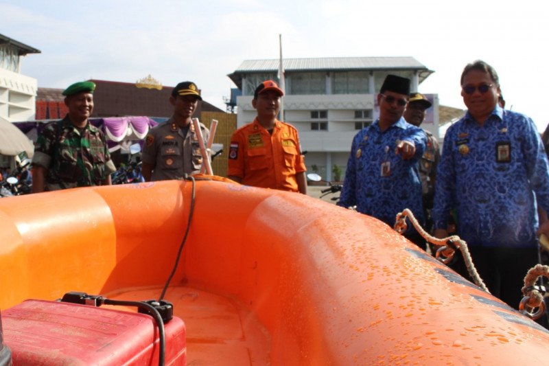 TNI- Polri dan Pemkab Waykanan gelar apel siaga bencana alam