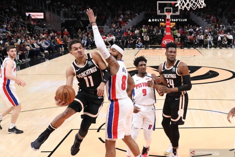 NBA: Atlanta Hawks vs Detroit Pistons