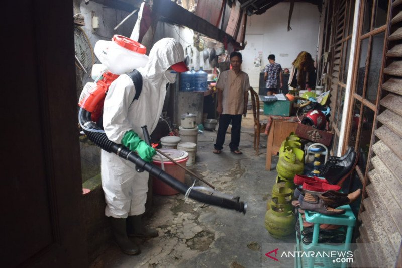 PMI Tangerang sudah penyemprotan disinfektan 1.802 rumah