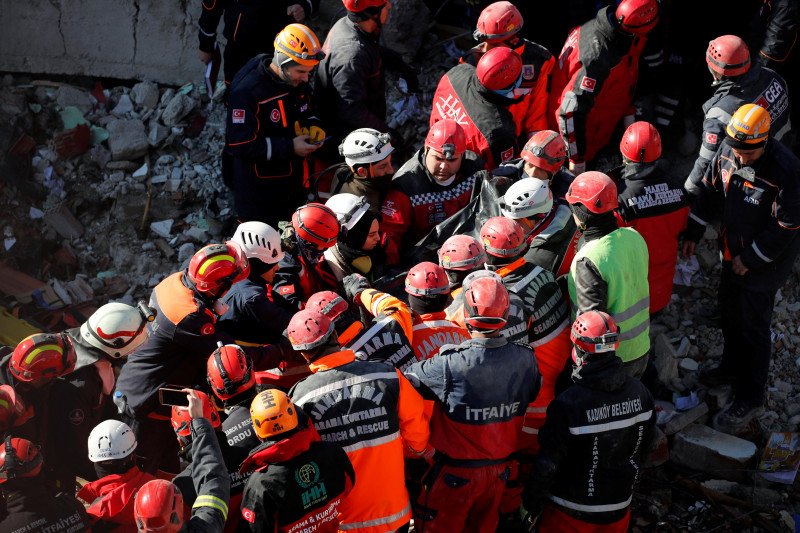 35 korban tewas akibat gempa Turki