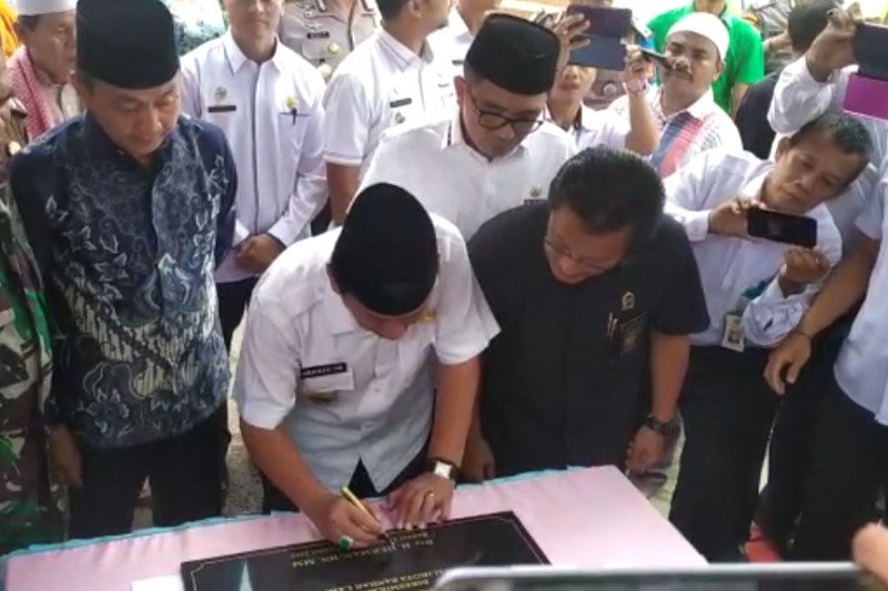 Wali Kota Bandarlampung resmikan Tugu Kerukunan Lintas Agama