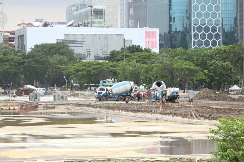 190 pohon Monas ditebang, Pemprov DKI akan ganti tiga kali lipat