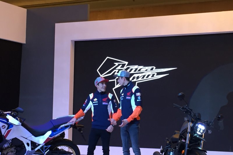 Duo Marquez ada di Jakarta hari ini perkenalan tim pabrikannya di MotoGP Repsol Honda