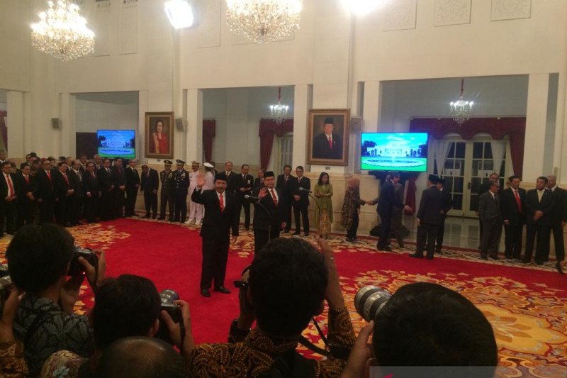 Presiden Jokowi lantik Yudian Wahyudi jadi Kepala BPIP