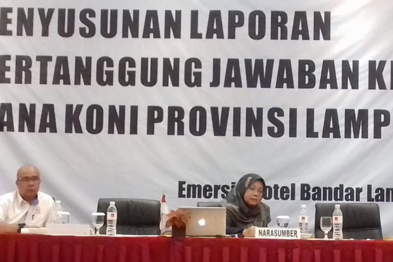 KONI Lampung gelar bimtek laporan keuangan