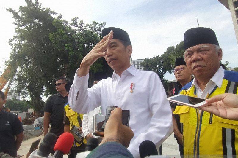 Presiden Jokowi targetkan renovasi Masjid Istiqlal rampung April 2020