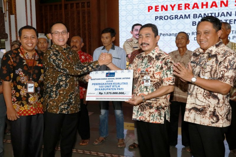 Bank Jateng bantu renovasi 105 RTLH di Pati