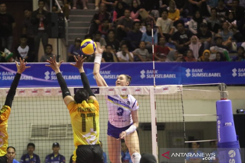 Tim voli putri Jakarta PGN Popsivo kalahkan BJB Tandamata 3-1