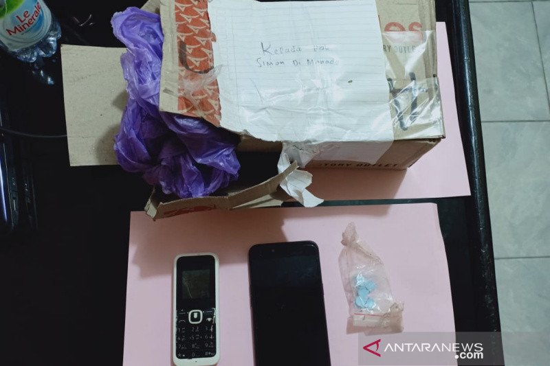 Polisi amankan lelaki yang diduga nekat kirim pil ekstasi di Palu