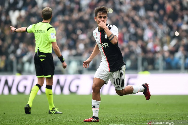 Penyerang Juventus Dybala positif terjangkit virus corona