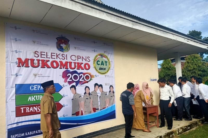 Puluhan peserta SKD CPNS Mukomuko dipastikan gugur