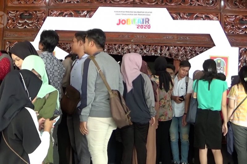 Tawarkaan 2.900 peluang kerja pada job fair Banjarmasin