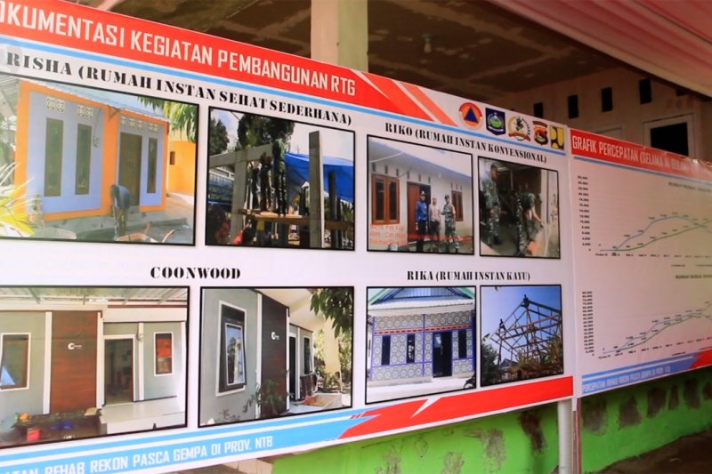 Tinjau rumah tahan gempa Lombok, Wapres berharap korban terdampak semangat