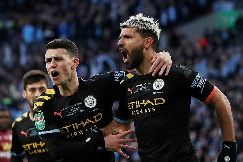 Manchester City juara Piala Liga triruntun usai atasi Aston Villa 2-1