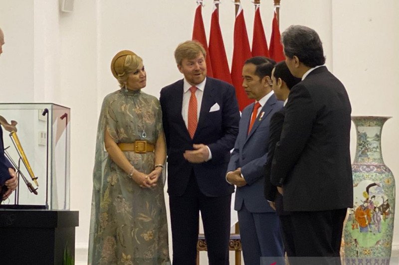 Raja Belanda kembalikan keris Pangeran Diponegoro ke Presiden Joko Widodo