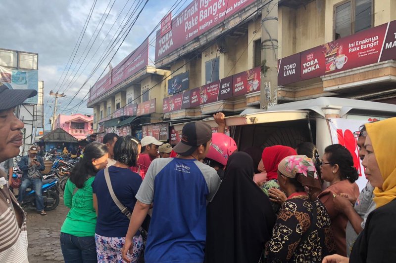 TPID Lampung gelar operasi pasar gula pasir