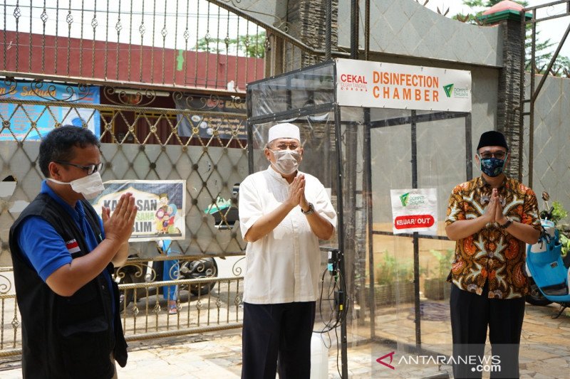 Dompet Dhuafa: Antiseptik dalam bilik sterilisasinya aman bagi manusia