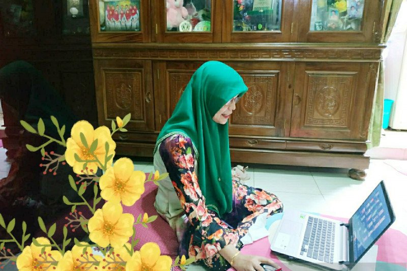 Mahasiswa di Jambi lakukan kuliah daring untuk cegah corona