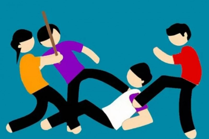 Dua pria aniaya penagih utang di Jakarta Barat
