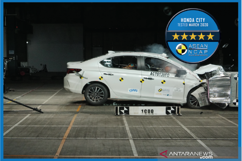 Honda City generasi 5 raih peringkat keselamatan maksimal ASEAN NCAP