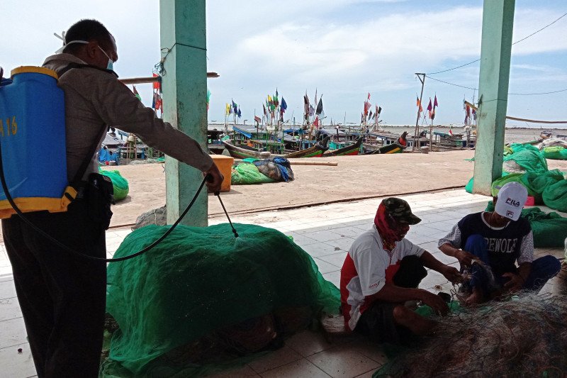 Cegah corona di kampung nelayan Lampung Timur