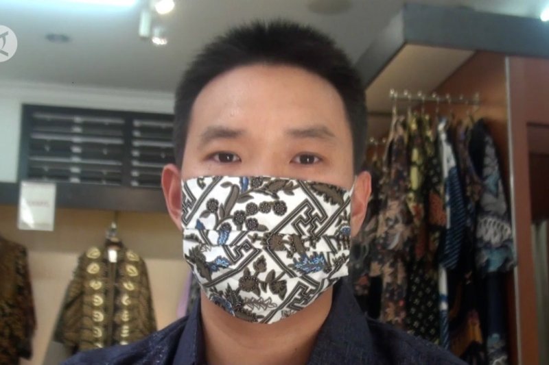 Masker batik menjadi alternatif ketika masker medis langka