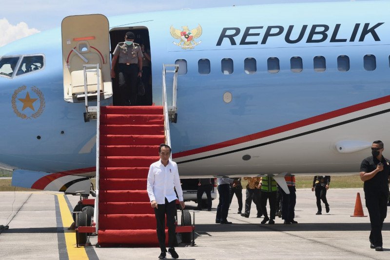 Presiden Jokowi tinjau RS Darurat di Pulau Galang