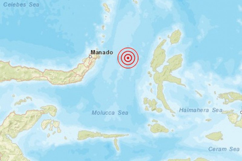 Gempa magnitudo 5,5 guncang Melonguane, Sulut