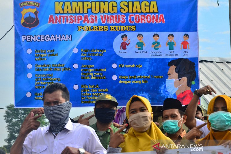 Pencanangan Kampung Siaga COVID-19 di Kudus