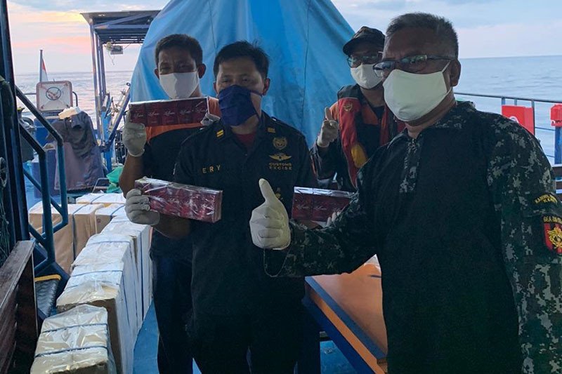 Bea Cukai Aceh gagalkan penyelundupan rokok senilai Rp10,36 miliar