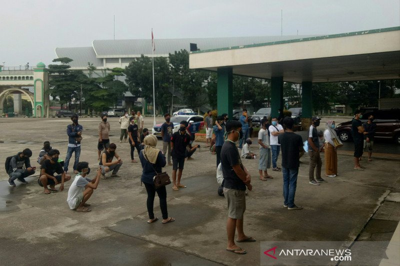 Razia masker tahap pertama di Palembang Sumsel berlangsung lima hari