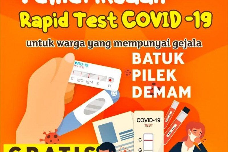 Pemkot Batam ajak warga tes cepat COVID-19 gratis