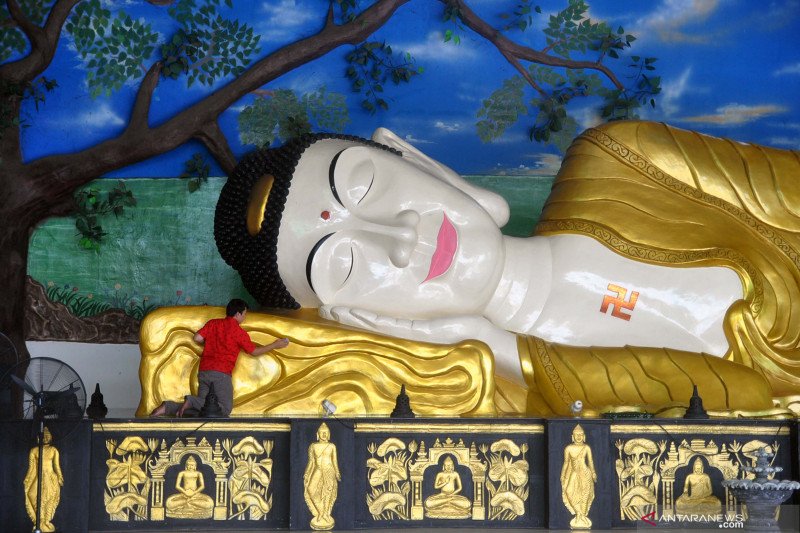 Vihara Patung Buddha Tidur tidak akan gelar aktivitas keagamaan di Hari Raya Waisak besok