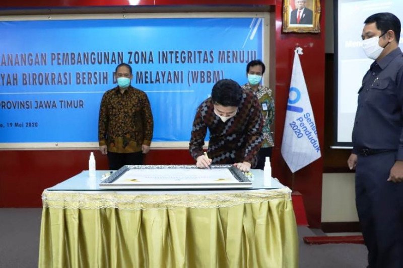 Wagub Jatim apresiasi BPS atas capaian menuju WBBM