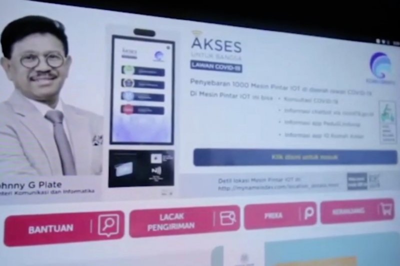 Maksimalkan PSBB, Kominfo luncurkan 1000 mesin pintar di daerah rawan COVID-19