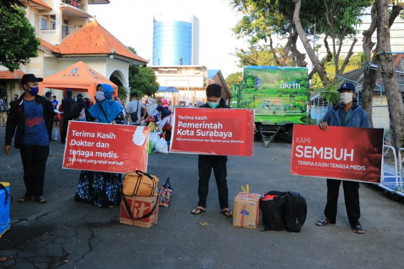 766 pasien COVID-19 di Kota Surabaya dinyatakan sembuh