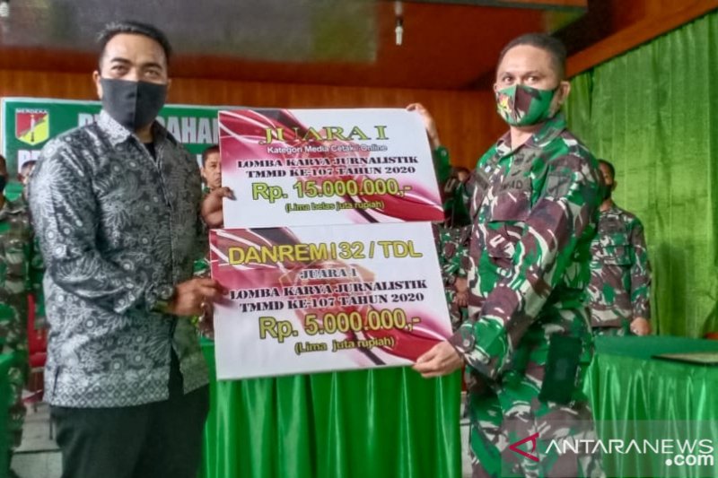 Pewarta ANTARA Biro Sulteng juara lomba karya jurnalistik TMMD