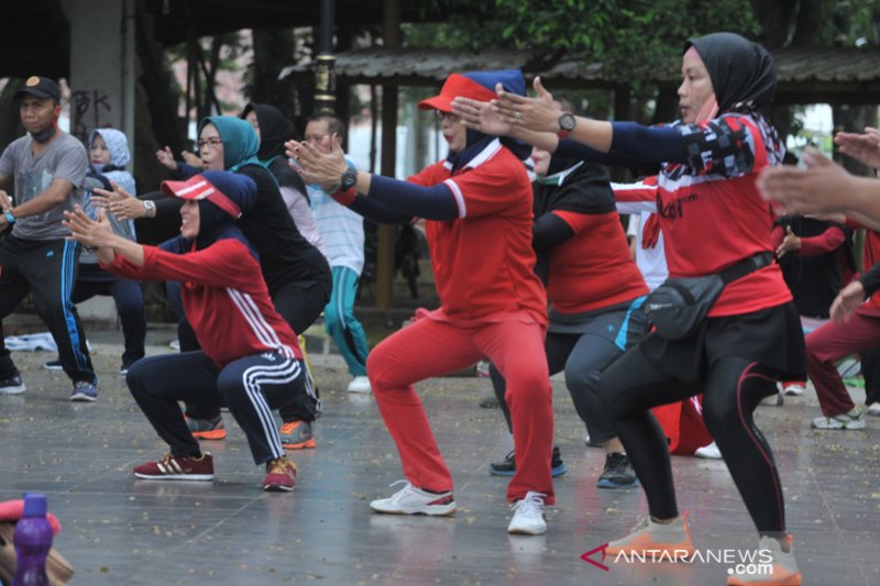 Kawasan CFD Kambang Iwak  Palembang Ramai dikunjungi warga