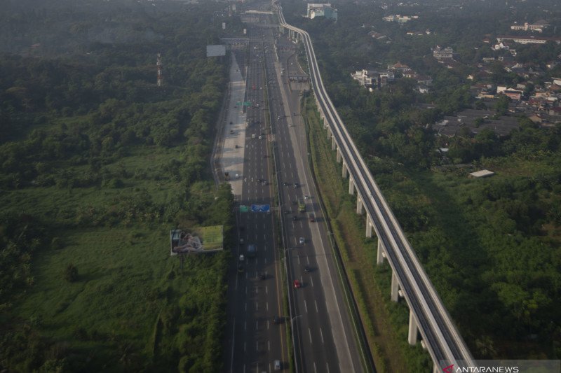 Perkembangan proyek LRT Jabodebek