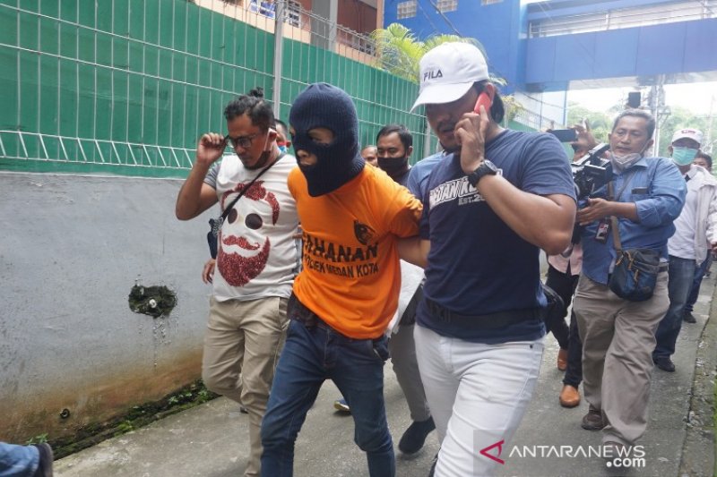 Polisi gelar pra-rekonstruksi pembunuhan bocah di Global Prima Medan