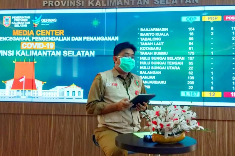 Pasien sembuh dari COVID-19 di Kalsel bertambah 21 orang