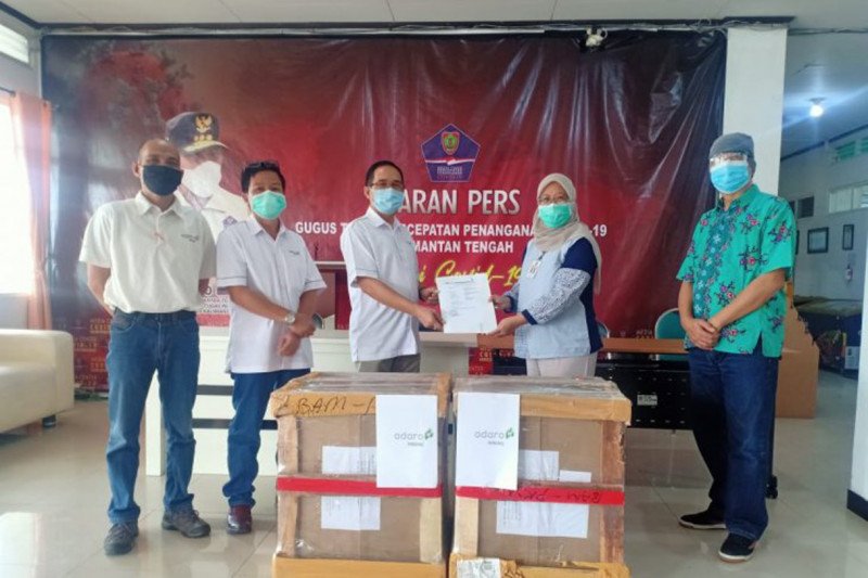 Adaro serahkan ventilator pasien COVID-19 kepada RSUD Palangka Raya