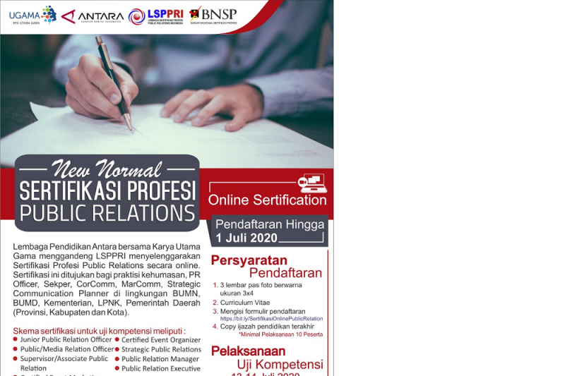 Sertifikasi profesi public relation  era new normal