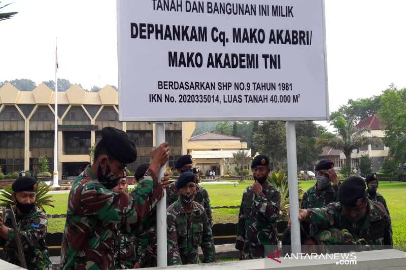 Aset Akademi TNI di Kantor Pemkot Magelang dilakukukan pematokan