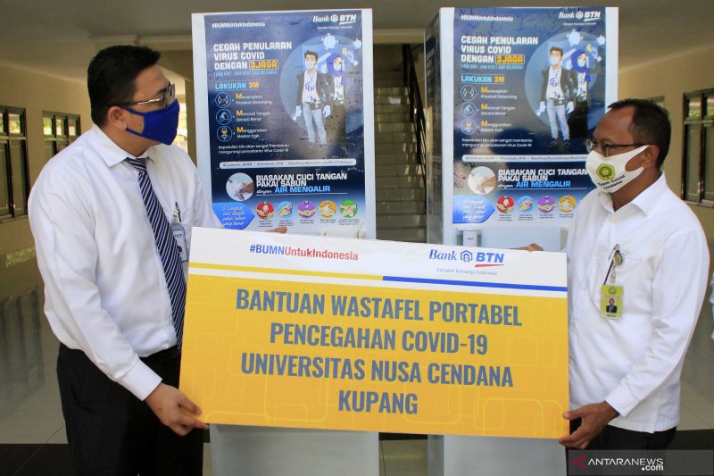 BTN BERIKAN BANTUAN WESTAFEL CEGAH PENYEBARAN COVID-19