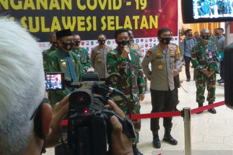 Panglima: Angka paparan COVID-19 di Sulsel tinggi karena PCR bertambah